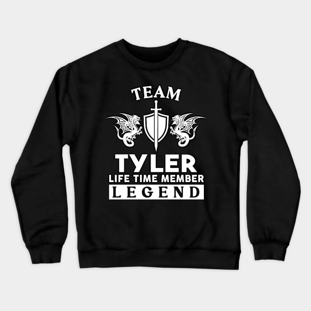 Tyler Name T Shirt - Tyler Life Time Member Legend Gift Item Tee Crewneck Sweatshirt by unendurableslemp118